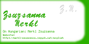 zsuzsanna merkl business card